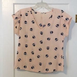ModCloth owl print top